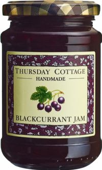 THURSDAY COTTAGE Blackcurrant Jam 340g