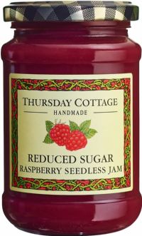 THURSDAY COTTAGE Reduced Sugar - Raspberry Seedless Jam 315g