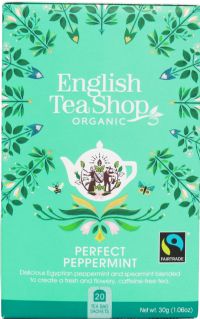 ENGLISH TEA SHOP 20 Perfect Peppermint Sachets 30g