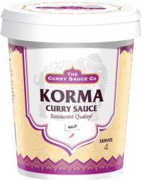 THE CURRY SAUCE CO. Korma Curry Sauce - Mild 475g