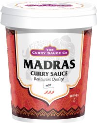 THE CURRY SAUCE CO. Madras Curry Sauce - Hot 475g