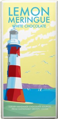 KERNOW CHOCOLATE Becky Bettesworth Lemon Meringue White Chocolate Bar 95g