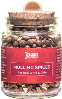 GREEN CUISINE Mulling Spices for Red Wine or Cider - Gift Jar 100g
