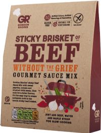 GORDON RHODES Sticky Brisket of Beef Without the Grief Gourmet Sauce Mix 75g