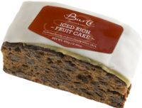 BURTS THE BAKERS Iced Rich Fruit Cake - Slab 350g