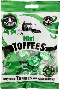 WALKER'S NONSUCH Mint Toffees - Bag 150g
