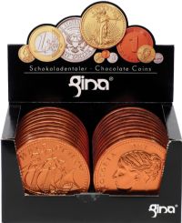 GINA Milk Chocolate Halfpenny 100mm 58g