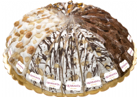 QUARANTA Four Chocolate Crèmes Soft Nougat Cake (individually wrapped slices) 165g