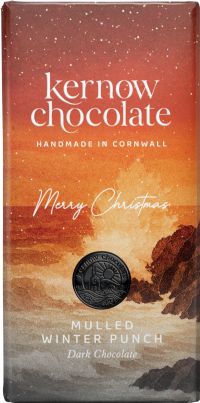 KERNOW CHOCOLATE Mulled Winter Punch Dark Chocolate Bar 100g