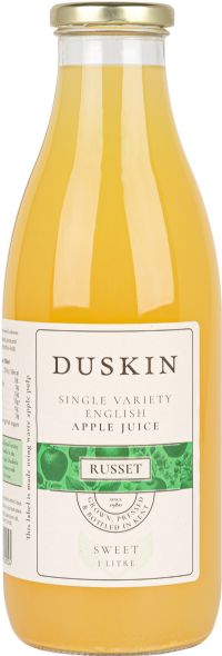 DUSKIN Single Variety English Apple Juice - Russet (Sweet) 1L