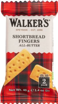 WALKER'S All-Butter Shortbread Fingers - Twin Pack 40g