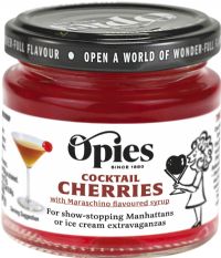 OPIES Cocktail Cherries - Maraschino Flavour 130g
