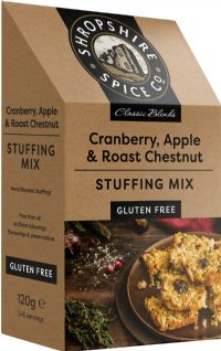 SHROPSHIRE SPICE CO. Gluten Free Cranberry, Apple & Chestnut Stuffing 120g