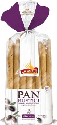 LA MOLE Panrustici Breadsticks - Olives 250g