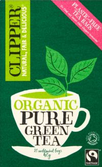 CLIPPER Organic Pure Green Tea 20 Teabags 40g
