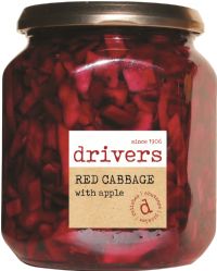 DRIVERS Red Cabbage & Apple in Red Wine Vinegar 550g
