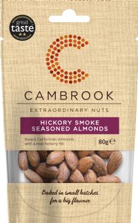 CAMBROOK Hickory Smoke Seasoned Almonds 80g