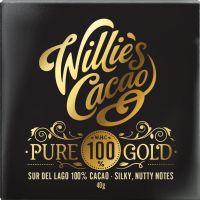 WILLIE'S CACAO Pure Gold - Sur del Lago 100% Cacao 40g