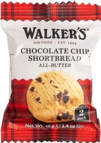 WALKER'S All-Butter Chocolate Chip Shortbread - Twin Pack 40g