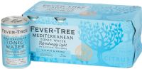 FEVER-TREE Refreshingly Light Mediterranean Tonic Water - Cans (8x150ml)