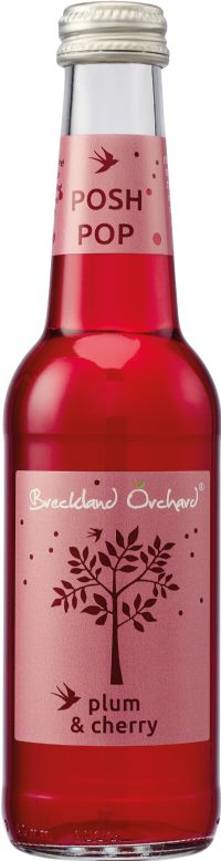 BRECKLAND ORCHARD Posh Pop - Plum & Cherry 275ml