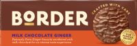 BORDER Milk Chocolate Ginger 150g