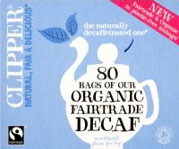 CLIPPER 80 Organic Fairtrade Decaf Teabags 232g
