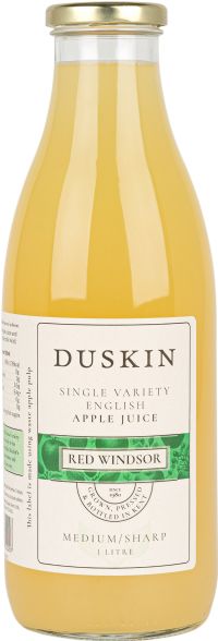 DUSKIN Single Variety English Apple Juice - Red Windsor (Medium/Sharp) 1L