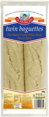 LE FRANCAIS Twin Baguettes 300g