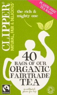 CLIPPER 40 Organic Fairtrade Teabags 116g