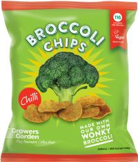 GROWERS GARDEN Broccoli Chips - Chilli 84g