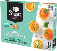 3 TOQUES 12 Mini Vol-au-Vents 66g