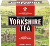 TAYLORS OF HARROGATE Yorkshire Tea - 80 Teabags 250g