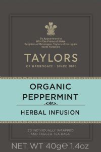 TAYLORS OF HARROGATE Organic Peppermint - 20 Teabags 40g