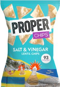 PROPER Chips - Salt & Vinegar Lentil Chips 20g