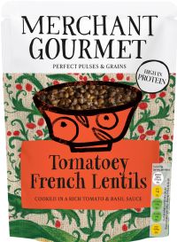 MERCHANT GOURMET Tomatoey French Puy & Green Lentils 250g