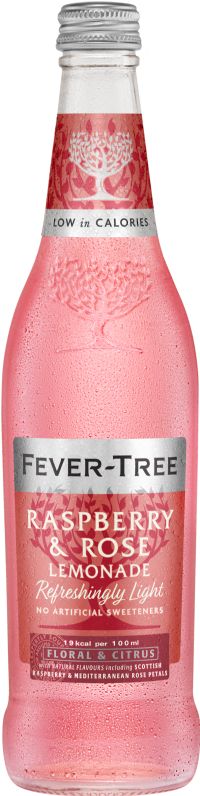 FEVER-TREE Refreshingly Light Raspberry & Rose Lemonade 500ml