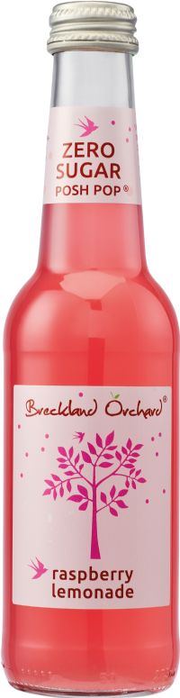 BRECKLAND ORCHARD Zero Sugar Posh Pop - Raspberry Lemonade 275ml