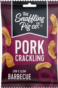 THE SNAFFLING PIG CO. Pork Crackling - Low & Slow BBQ 40g