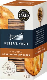 PETER'S YARD Original Sourdough Crackers 90g