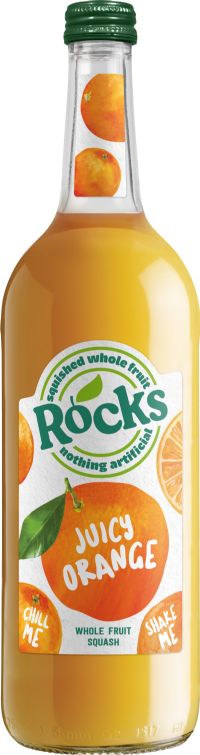 ROCKS Fruit Squash - Juicy Orange 740ml