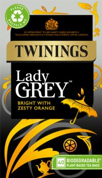 TWININGS 40 Lady Grey Teabags 100g