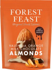 FOREST FEAST Valencia Orange Milk Chocolate Almonds 120g