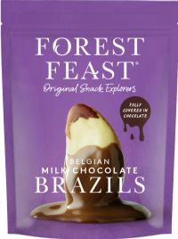 FOREST FEAST Belgian Milk Chocolate Brazils 120g