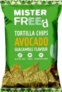 MISTER FREE'D Tortilla Chips - Avocado Guacamole Flavour 135g