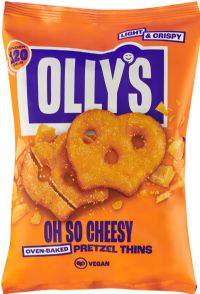 OLLY'S Pretzel Thins - Oh So Cheesy 140g