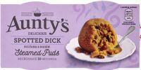 AUNTY'S Spotted Dick Steamed Puds (2x95g)