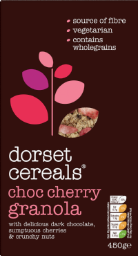 DORSET CEREALS Choc Cherry Granola 450g