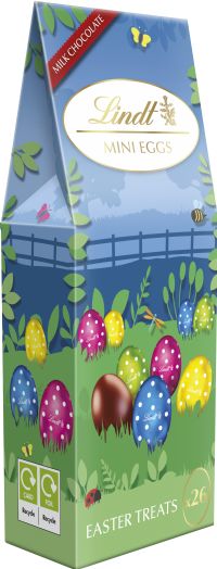 LINDT Solid Mini Eggs Canister 155g