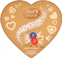 LINDT Lindor Heart Box - Assorted 200g